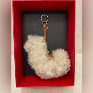 NEW Tumi ANDI THE ALPACA Leather Bag Charm Keychain - LIMITED EDITION